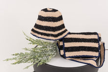 Load image into Gallery viewer, 22 Factor | Follow Your Bliss Crochet Hat & Handbag Gift Set