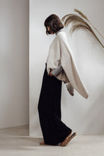 Load image into Gallery viewer, Iclyn Knitted Poncho Beige | 22 Factor | ECO-LUXE knitwear