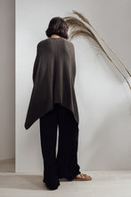 Load image into Gallery viewer, Iclyn Knitted Poncho Moss Grey | 22 Factor | ECO-LUXE knitwear