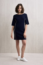 Load image into Gallery viewer, Daisy Knit Dress Navy