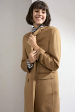Load image into Gallery viewer, Sophie Double-faced Cashmere Tailored Coat Camel