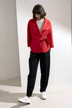 Load image into Gallery viewer, Haley Double-faced Cashmere Wrap Coat Red