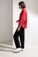 Load image into Gallery viewer, Haley Double-faced Cashmere Wrap Coat Red
