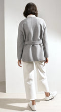 Load image into Gallery viewer, Alda Reversible Double-faced Cashmere Wrap Coat Grey/Pink