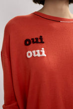 Load image into Gallery viewer, Personalized Alba Embroidered Merino Top Red
