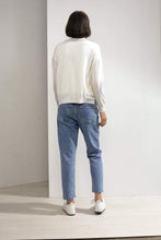 Load image into Gallery viewer, Personalized Alba Embroidered Merino Top White