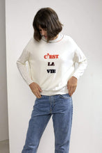 Load image into Gallery viewer, Personalized Alba Embroidered Merino Top White