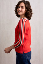 Load image into Gallery viewer, Eden Boat Neck Top Red
