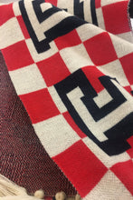 Load image into Gallery viewer, 'I Feel Loved' Checked Wool Blend Scarf | 22 Factor | ECO-LUXE knitwear