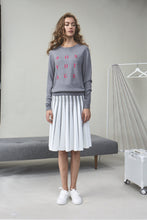 Load image into Gallery viewer, ‘Bon Voyage’ Knit Sweater Grey | 22 Factor | ECO-LUXE knitwear