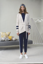 Load image into Gallery viewer, Gaia Honey Comb Knitted Cardigan Beige | 22 Factor | ECO-LUXE knitwear