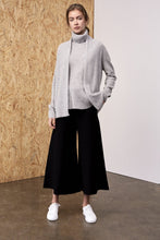 Load image into Gallery viewer, Neith Cashmere Textured Shawl Cardigan Melange Grey | 22 Factor | ECO-LUXE knitwear