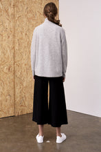 Load image into Gallery viewer, Neith Cashmere Textured Shawl Cardigan Melange Grey | 22 Factor | ECO-LUXE knitwear