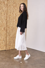 Load image into Gallery viewer, Chloe Bouclé-Tweed Cropped Top Black | 22 Factor | ECO-LUXE knitwear