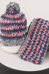 22 Factor | Ciao Crochet Beanie & Clutch Schausse Pink Gift Set