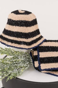 22 Factor | Follow Your Bliss Crochet Hat & Handbag Gift Set