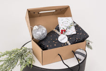 Load image into Gallery viewer, 22 Factor | Accessories | &#39;Live With Less&#39; Beanie &amp; Scarf Black Gift Set

