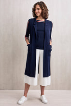 Load image into Gallery viewer, Hazel Sleeveless Open Trench Navy
