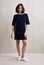 Load image into Gallery viewer, Daisy Knit Dress Navy
