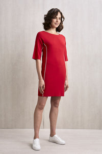 Daisy Knit Dress Red