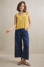 Load image into Gallery viewer, Lillie Ruffle Tank Top Mustard Yellow | 22 Factor
