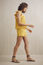 Load image into Gallery viewer, Ali Knit Bermuda Shorts Yellow | 22 Factor
