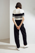 Load image into Gallery viewer, Eira Feather Cashmere Rib Top | 22 Factor | ECO-LUXE knitwear 
