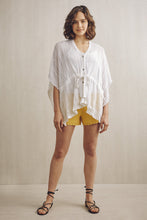 Load image into Gallery viewer, Etain Knitted Lace Kaftan White | 22 Factor
