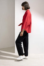 Load image into Gallery viewer, Haley Double-faced Cashmere Wrap Coat Red
