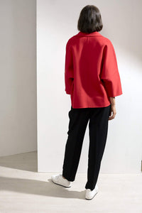 Haley Double-faced Cashmere Wrap Coat Red