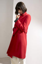 Load image into Gallery viewer, Eve Double-faced Cashmere Car Coat Red
