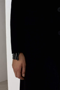 Sophie Double-faced Cashmere Tailored Coat Black