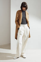 Load image into Gallery viewer, Claire Double-face Cashmere Waterfall Coat Camel| 22 Factor | ECO-LUXE knitwear 
