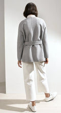 Load image into Gallery viewer, Alda Reversible Double-faced Cashmere Wrap Coat Grey/Pink
