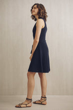 Load image into Gallery viewer, Ida Sleeveless Knit Dress Navy | 22 Factor
