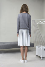 Load image into Gallery viewer, ‘Bon Voyage’ Knit Sweater Grey | 22 Factor | ECO-LUXE knitwear
