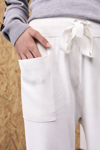 Load image into Gallery viewer, Gabbi Morning Rayon Nylon Pants Ivory | 22 Factor | ECO-LUXE knitwear 
