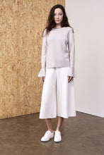 Load image into Gallery viewer, Khione Merino Bell Sleeved Crew Enoki | 22 Factor | ECO-LUXE knitwear 
