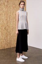 Load image into Gallery viewer, Daphne Sleeveless Cashmere Top Melange Grey | 22 Factor | ECO-LUXE knitwear 
