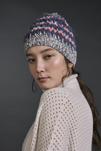 Alea Handmade Crochet Beanie Schausse Pink | 22 Factor | ECO-LUXE knitwear